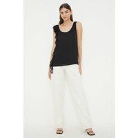 Chiffon Ruffle Vest Top
