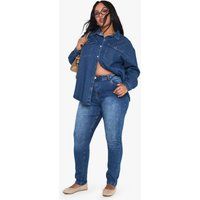 Womens Boohoo Basics Plus Stretch Skinny Jeans