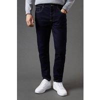 Mens Rinse Skinny Fit Jeans - Dark Blue - 30S