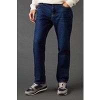 Burton Dark Blue Straight Jeans Mens Casual Jeans