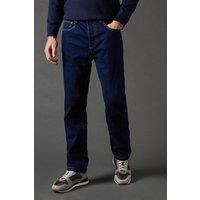 Burton Dark Blue Straight Jeans Mens Casual Jeans