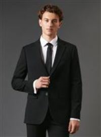 Burton Mens Suit Black 3 Piece Regular Fit Business Formal Party