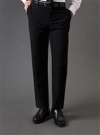 Burton Mens Suit Trousers Black Essential Slim Fit Formal Wear