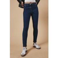 Oasis Womens Skinny Jeans Indigo Denim Slim Fit Mid Rise Versatile Stylish