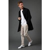 Burton Mens Rain Mac Jacket Black Cotton Polyester Casual Spring Autumn