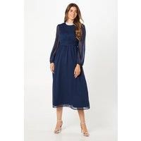 Wallis Mid Navy Fit & Flare Dress Womens Occasion Dresses