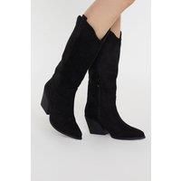 Womens Kacey Clean Knee High Western Boots