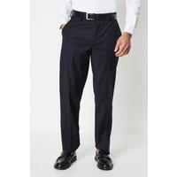 Mens Black Tailored Fit Tuxedo Suit Trousers - 38R