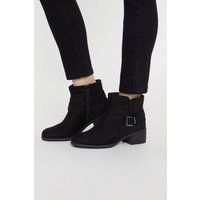 Dorothy Perkins Womens Black Biker Boots Marsha Comfort Ankle Design