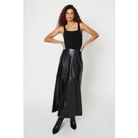 DOROTHY PERKINS Tall Faux Leather Midaxi A Line Skirt