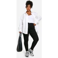 Plus Super High Waisted Power Stretch Skinny Jeans