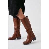 OASIS Knee High Low Heel Riding Boots