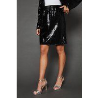 Womens Sequin Mini Skirt