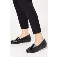 Good For The Sole Black Loafers Womens Casual Flats