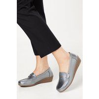Womens Good For The Sole: Wide Fit Niamh Leather Comfort Loafers