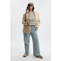 Womens Plus Basics Split Hem Straight Leg Jeans