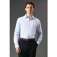 Burton Mens Button-Up Shirt Blush Collared Long Sleeve Formal All Seasons