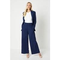 Wallis Navy Trousers Womens Smart Trousers