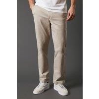 Maine Mens Chino Trousers Premium Natural Regular Fit Cotton Blend Comfort