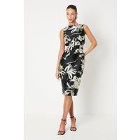Double Layer Jacquard Pencil Dress