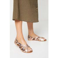 Womens Good For The Sole: Extra Wide Fit Leather Lulu Woven Pumps