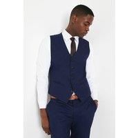 Slim Fit Blue 2 Button Waistcoat