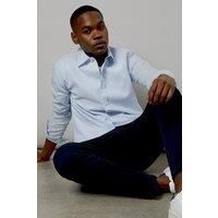 Burton Light Blue Oxford Shirt Mens Casual Shirts