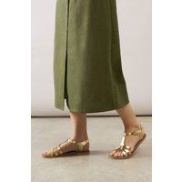 Good For The Sole Gold Sandals Womens Day To Night Sandals