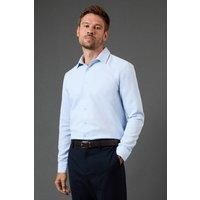 Burton Mens Button-Up Shirt Blush Collared Long Sleeve Formal All Seasons