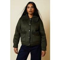 Dorothy Perkins Khaki Coat Womens Casual Jackets & Coats