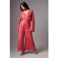 Coast Blush Wide Leg Jumpsuit Womens Going Out Jumpsuits