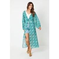 Mirror Detail Ombre Longline Kaftan
