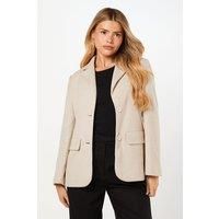 Herringbone Oversized Blazer
