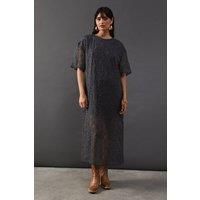 Premium Tissue Organza Midaxi T-shirt Dress