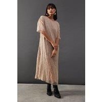 Premium Tissue Organza Midaxi T-shirt Dress