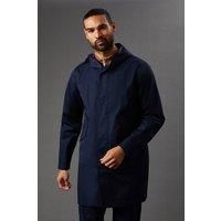 Burton Mens Jacket Casual Water Resistant Hooded Coat Navy All Seasons