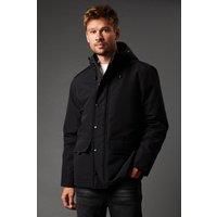 Burton Mens Casual Jacket Black Regular Fit Quilted Warm Versatile Design