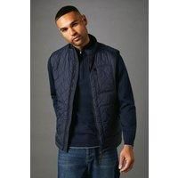 Maine Navy Gilet Mens Casual Jackets & Coats