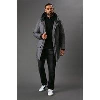 Maine Grey Parka Mens Casual Jackets & Coats