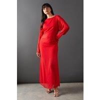 Warehouse Womens Maxi Dress Floral Column Style Machine Washable