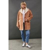 Shearling Bonded Coat