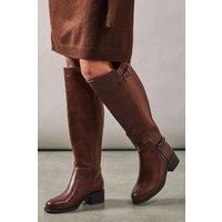 Good For The Sole Dark Tan Knee High Boots Womens Day To Night Boots