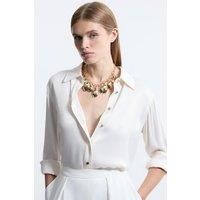 Chunky Statement Metal Multi Link Necklace