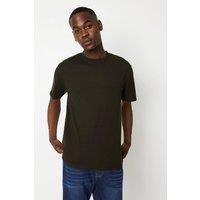 Mens Khaki Waffle T-Shirt - S