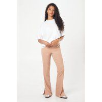 Womens Tall Elastic Waist Kickflare Trouser
