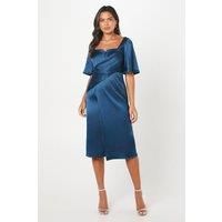 Coast Washed Indigo Pencil Dress Womens Occasion Dresses