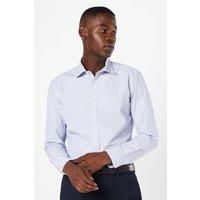 Burton Mens Button-Up Shirt White Collared Micro Grid Pattern All Seasons
