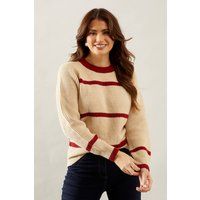 Womens Colourblock Stripe Jumper