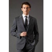 Burton Mid Grey Suit Jacket Mens Smart Suits