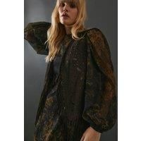 Warehouse Womens Suede Waistcoat Fringed Chocolate Jacket Versatile Layering